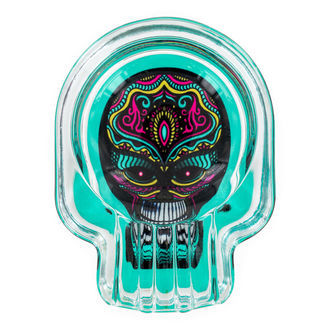 Szklana popielniczka Czaszka