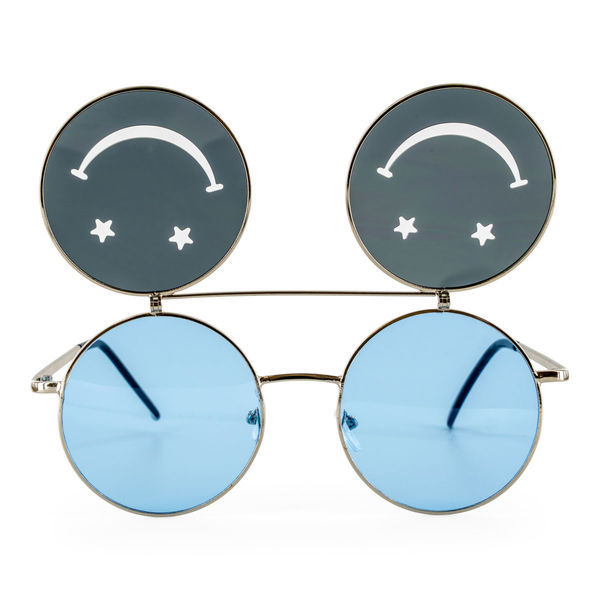 Okulary przeciwsłoneczne z odchylanymi szkłami