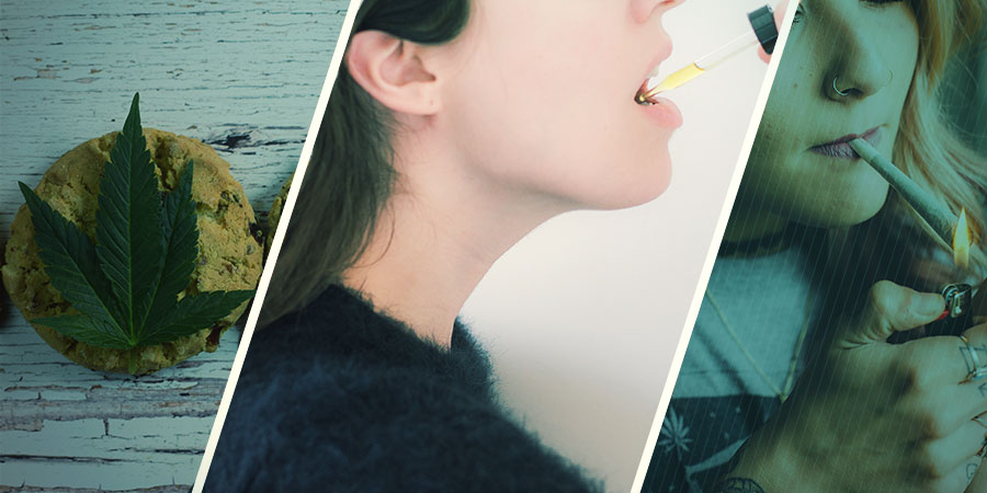 Sublingual vs doustnie vs palenie konopi