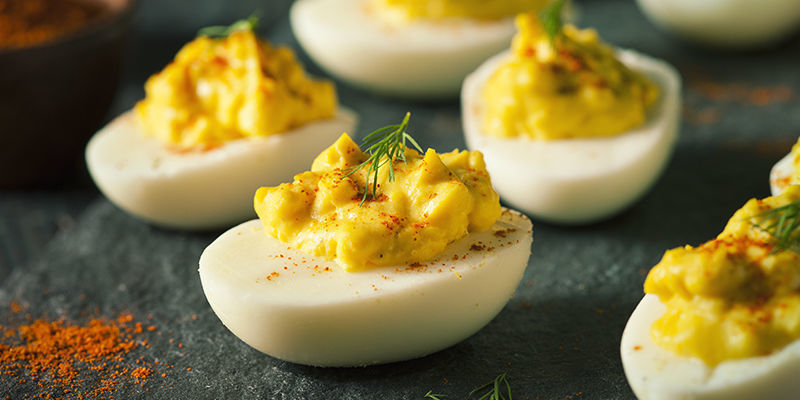 Odlotowe jajka faszerowane DOPE DEVILED EGGS