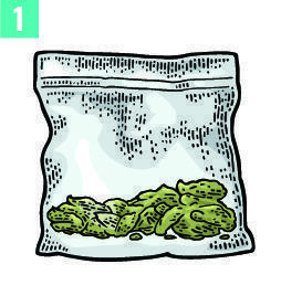 Jak zrobić Thai Stick – krok 1 Jak zrobić Thai Stick – krok 1