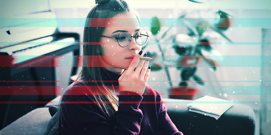 Animacja: dodanie marihuany do doświadczenia