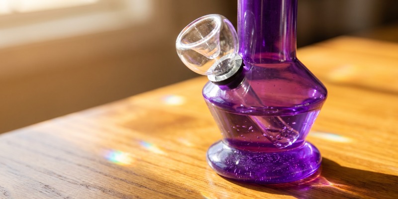 Szklany bong mini