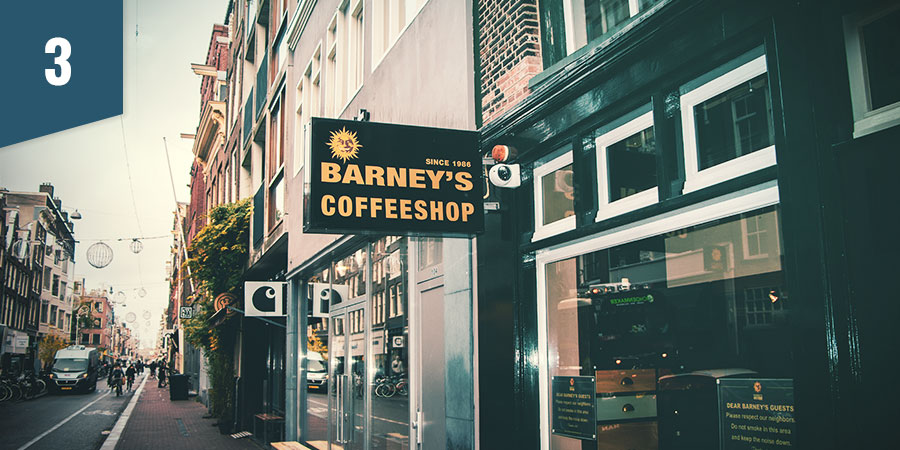 Barney's Coffeeshop BARNEY'S COFFEESHOP AMSTERDAM