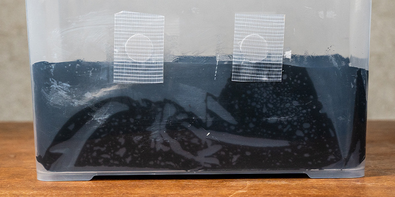 3. Lining the monotub