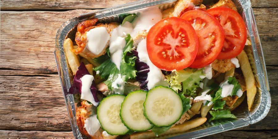 Przekąski na haju w Amsterdamie: kapsalon