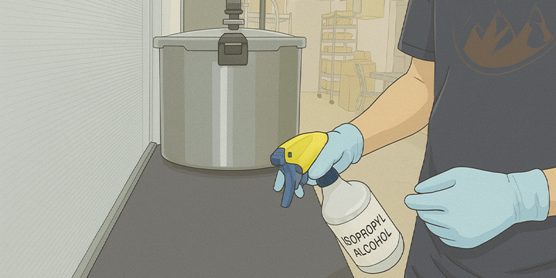 1. Zdezynfekuj swoje miejsce pracy i narzędzia