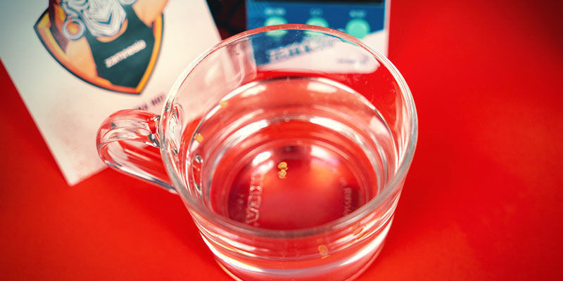 Kiełkowanie nasion papryki w wodzie Kiełkowanie nasion papryki w wodzie