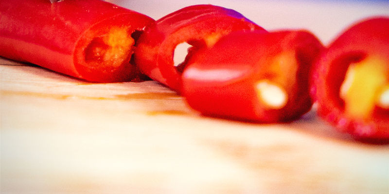 Pokrój papryczki chili Pokrój papryczki chili