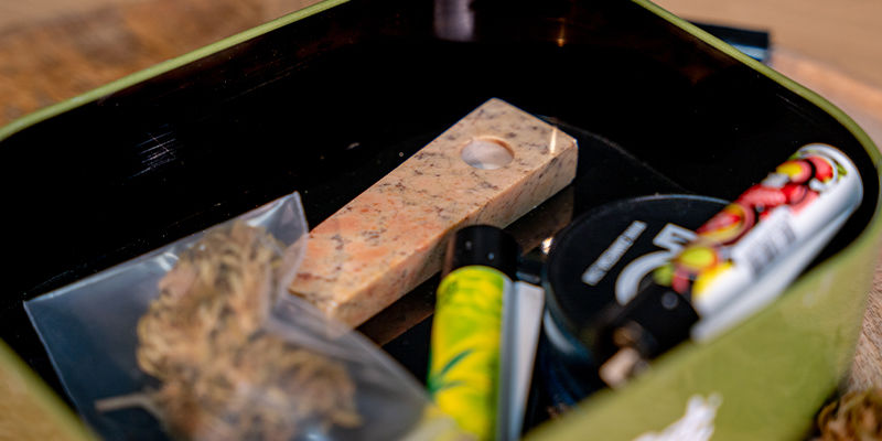 Fajka z kamienia steatytowego – prostokąt