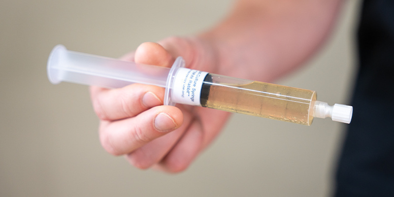 Shake your liquid culture syringe Shake your liquid culture syringe