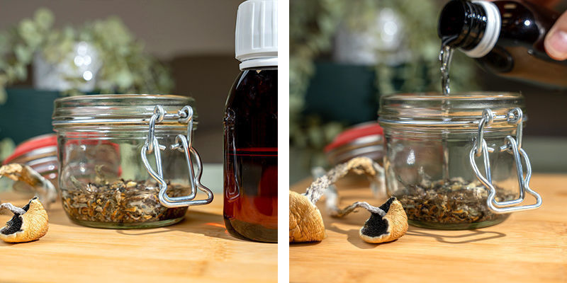 Przygotuj roztwór alkoholowy Prepare the alcohol solution