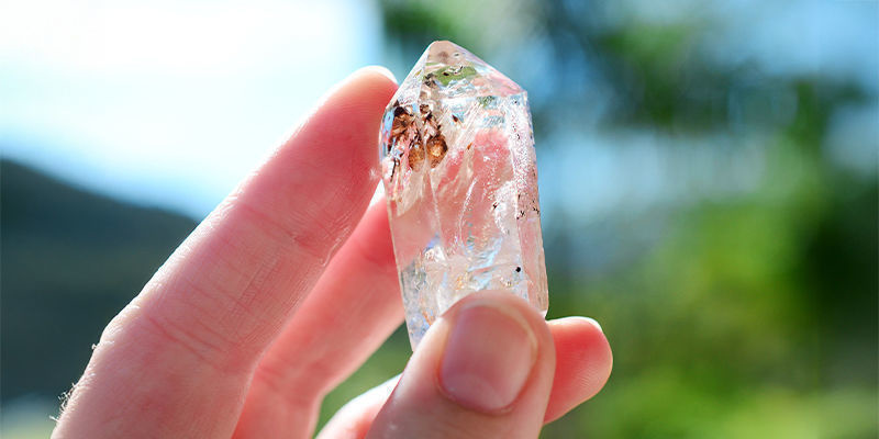 Bliźnięta - kryształ górski Gemini - Clear quartz