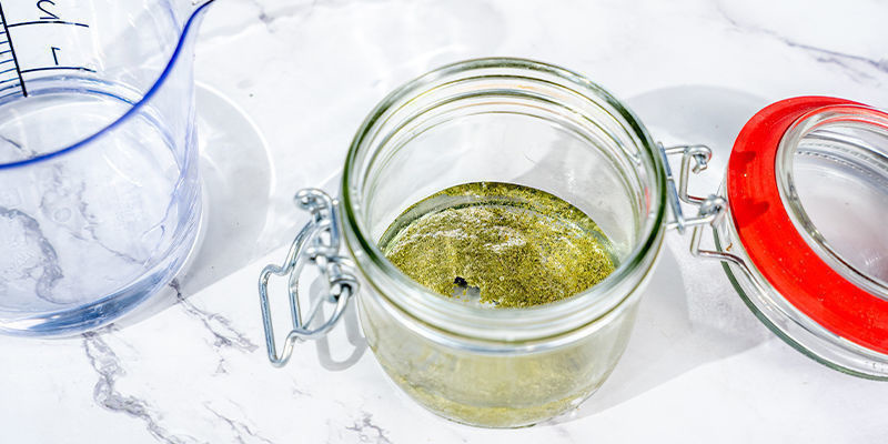 Take Your Jar, Add Your Cannabis Followed By The Glycerine Take your jar, add your cannabis followed by the glycerine