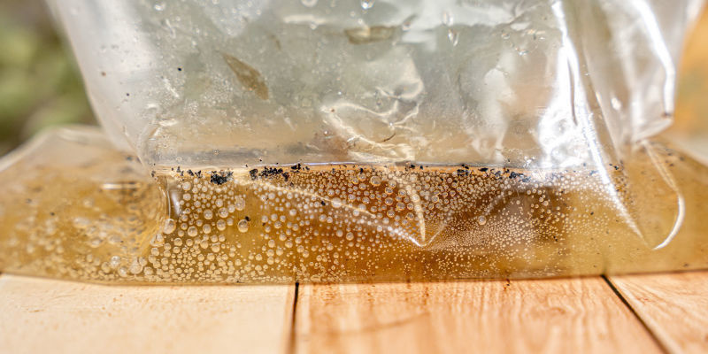 Cover The Openings Of The Bong And Sandwich Bag Cover the openings of the bong and sandwich bag