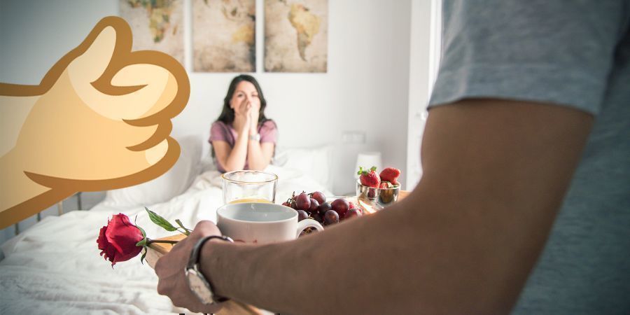 Śniadanie konopne do łóżka