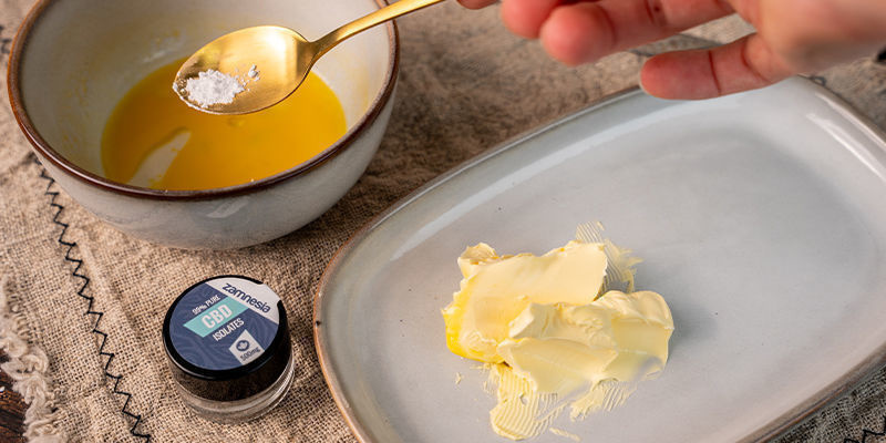 Przygotowywanie jadalnych produktów z izolatem CBD