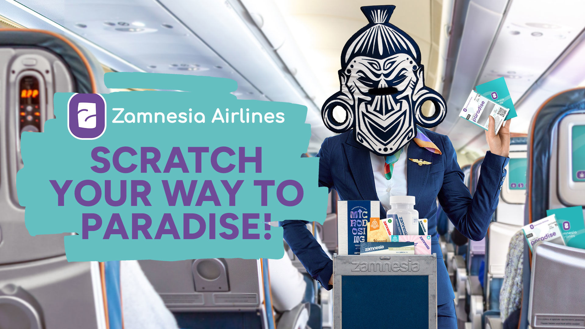 Zamnesia Airlines – Zdrap i wygraj Zamnesia Airlines