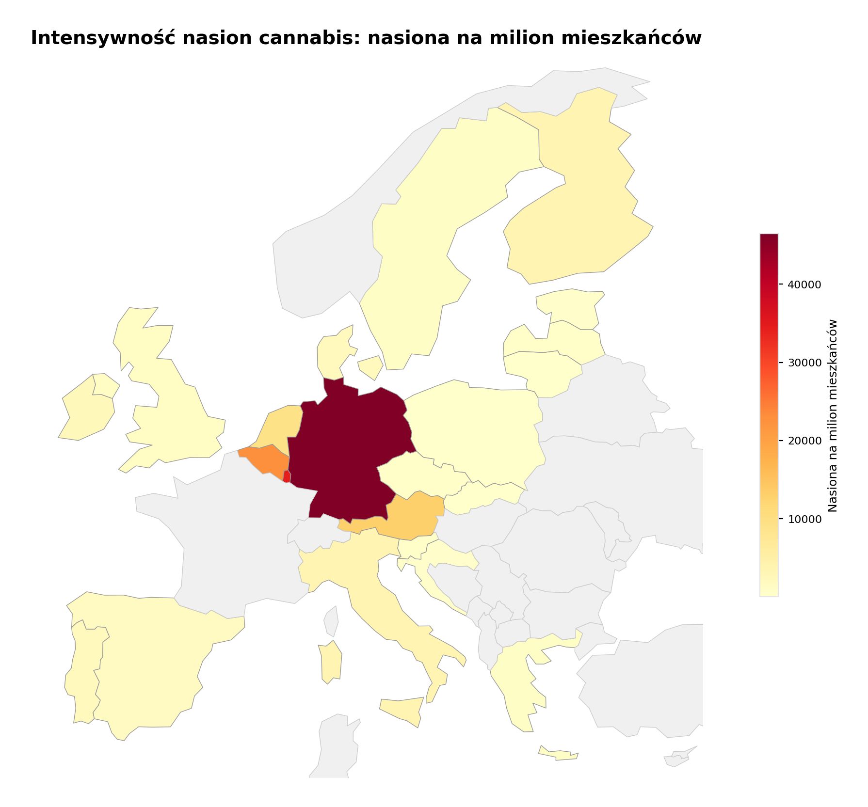 Mapa europejskiej kultury konsumpcji konopi Mapa europejskiej kultury konsumpcji konopi