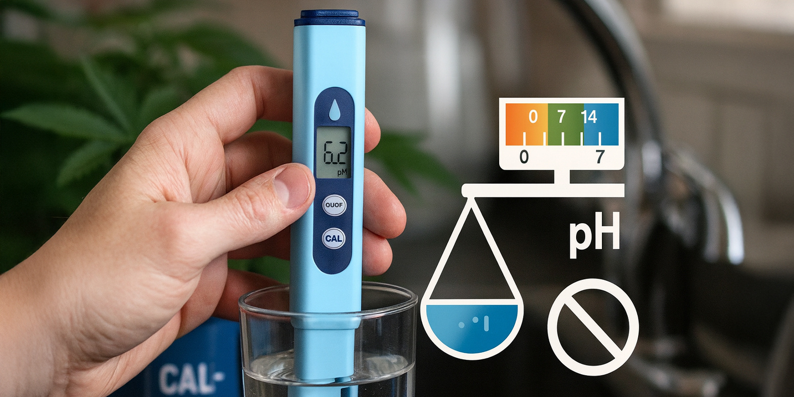 Monitoring water and pH