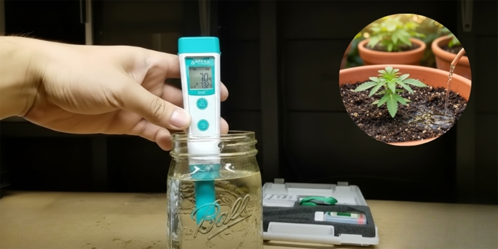 How to measure EC in soil