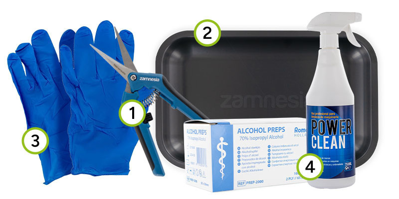 Narzędzia potrzebne do prawidłowego przycinania konopi