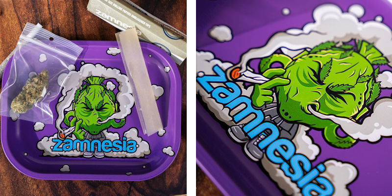 Metalowa tacka do skręcania Budhead mała (Zamnesia)