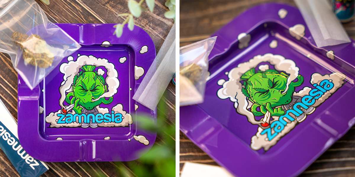 Budhead Square Metal Ashtray - Zamnesia: The Cornerstone of Any Smoking Session Budhead Square Metal Ashtray - Zamnesia: The Cornerstone of Any Smoking Session