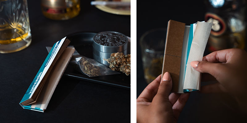 Bibułki konopne Zamnesia King Size + ustniki Bibułki konopne Zamnesia King Size + ustniki