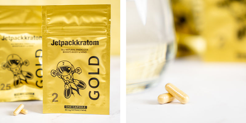 Ekstrakt Jetpackkratom Gold – kapsułki Jetpackkratom Gold Extract - Capsules