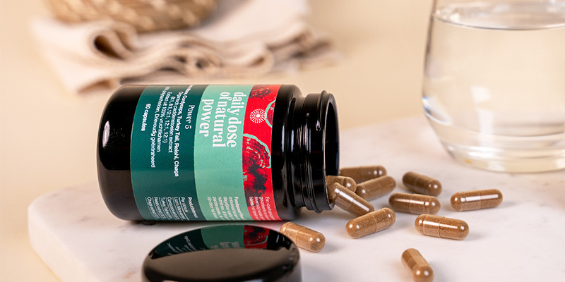 Kapsułki Power 5 Mushroom (Foodsporen) Kapsułki Power 5 Mushroom (Foodsporen)