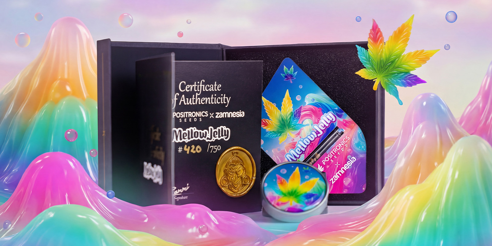 Mellow Jelly – Positronics Seeds x Zamnesia Seeds: cukierkowo-śmietankowy klasyk z kolaboracji