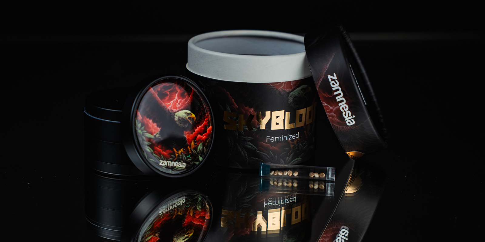 Skyblood - Zamnesia Seeds: Moc landrace i OG styl