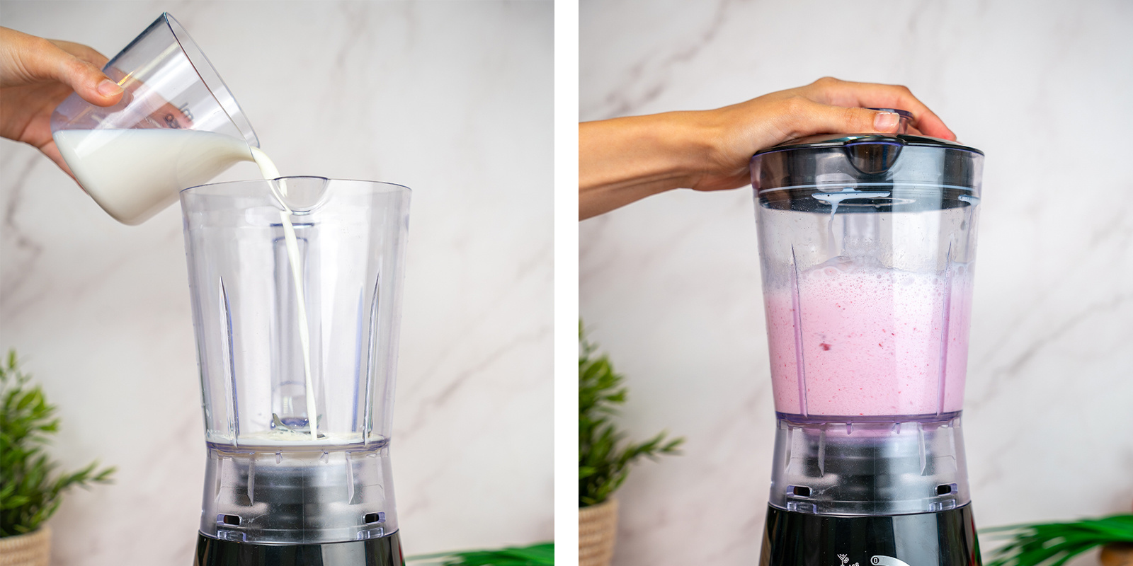 Krok 2: Zmiksuj milkshake Krok 2: Zmiksuj milkshake