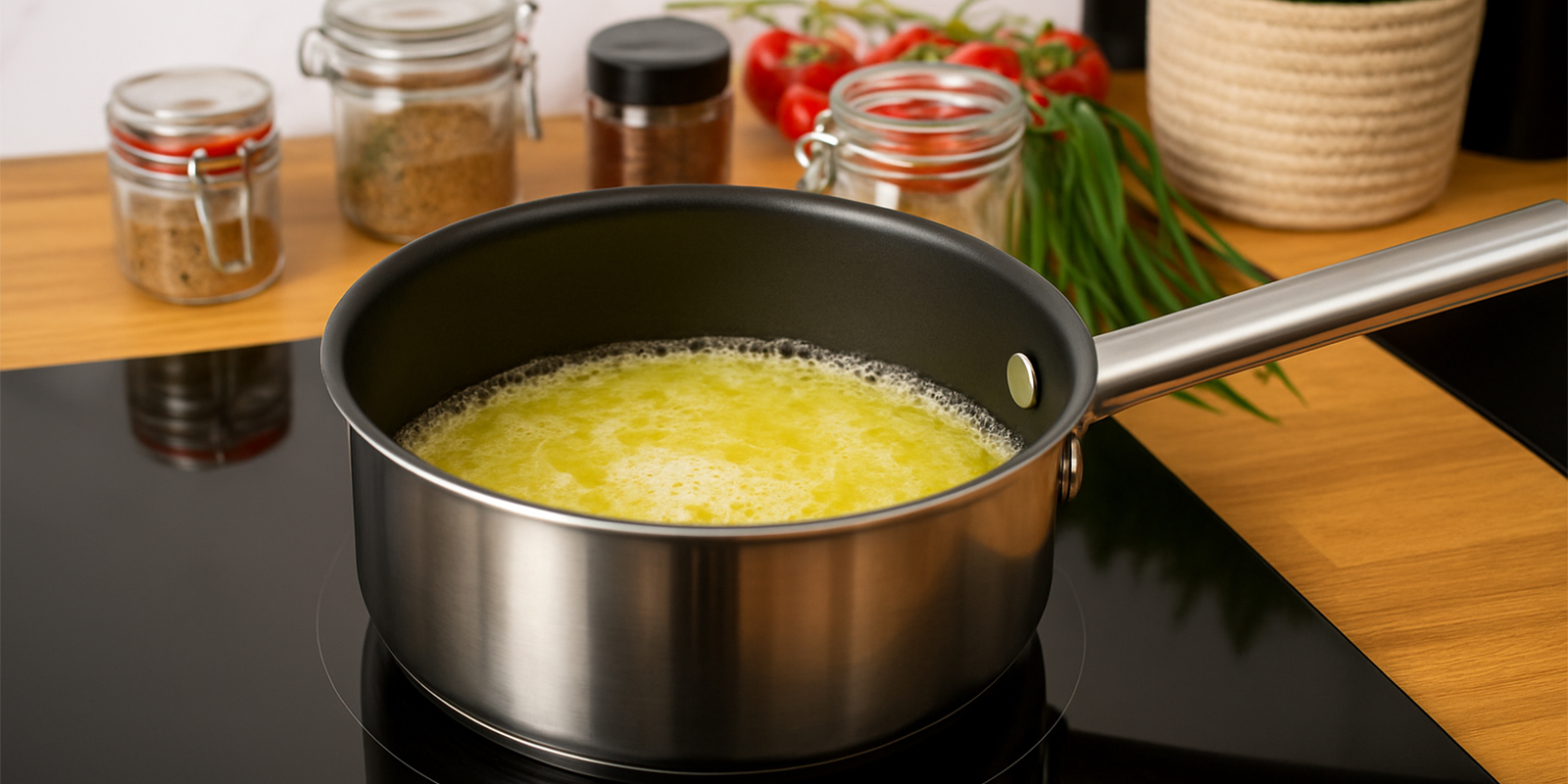 Infuse the butter or ghee Infuse the butter or ghee