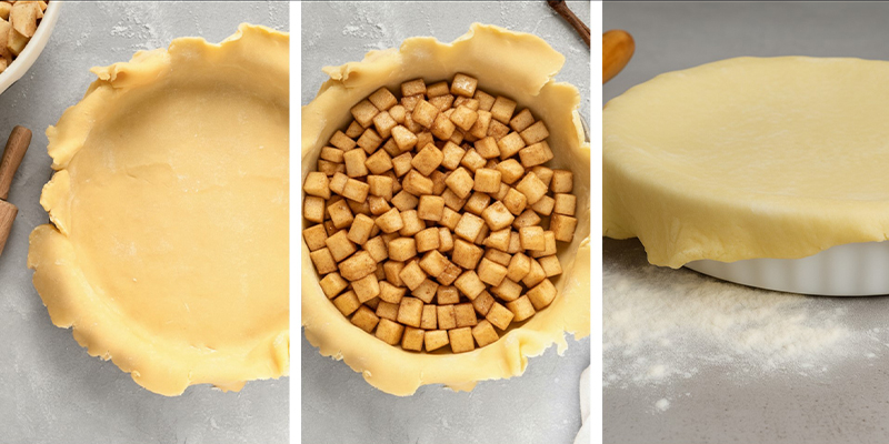 Składanie szarlotki Składanie szarlotki