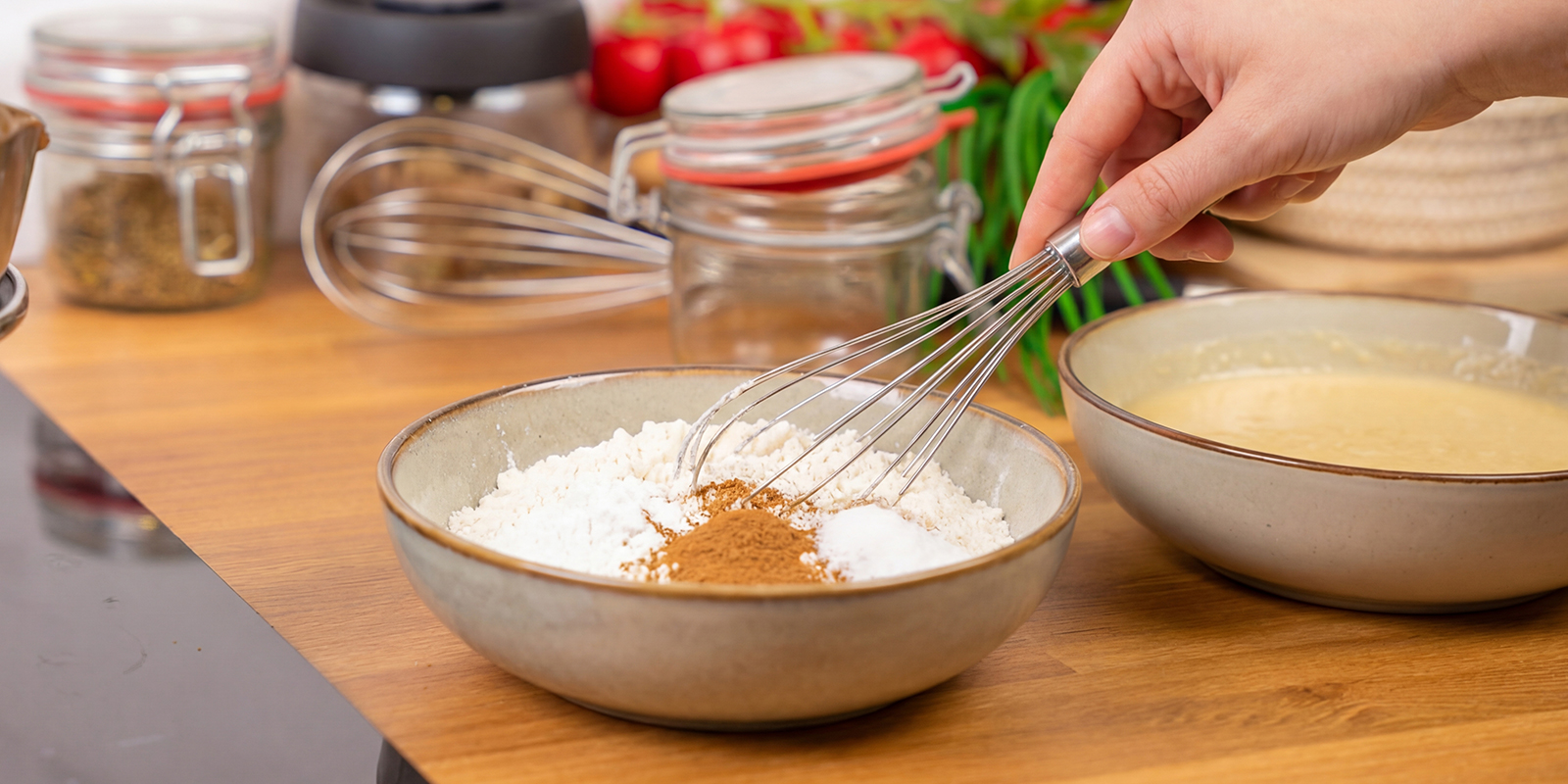 Wymieszaj składniki suche Wymieszaj składniki suche