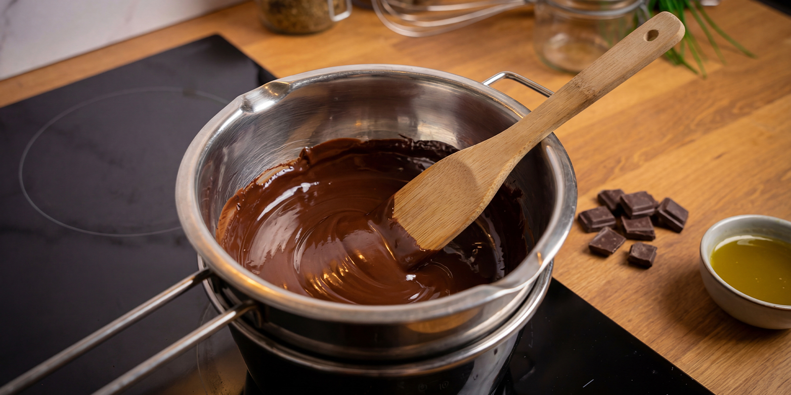 Melt the chocolate