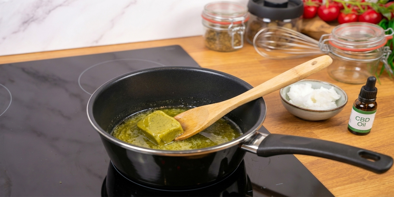 Melt the infused butter