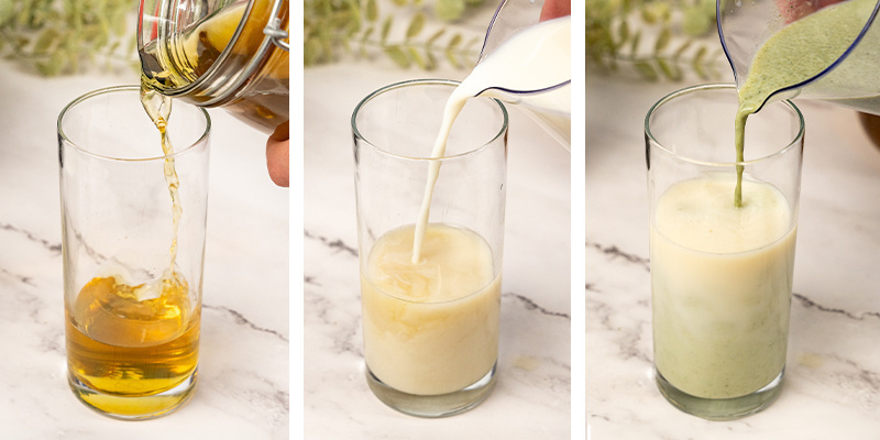 Dodaj przyprawy i wodę różaną