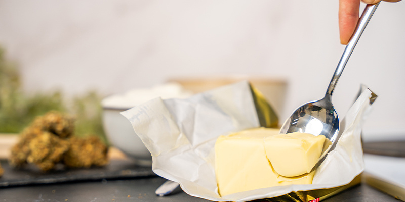 Heat the coconut oil or butter in the pan over low–medium heat.