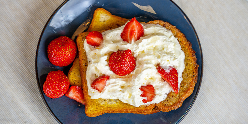 Tosty francuskie z dodatkiem konopi
