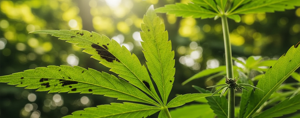 Czarne plamy na liściach marihuany: co oznaczają i jak je usunąć