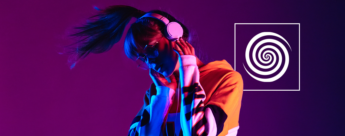 Using binaural audio with psychedelics