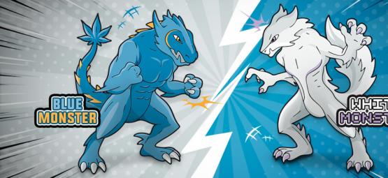 Blue Monster vs White Monster: pojedynek stulecia